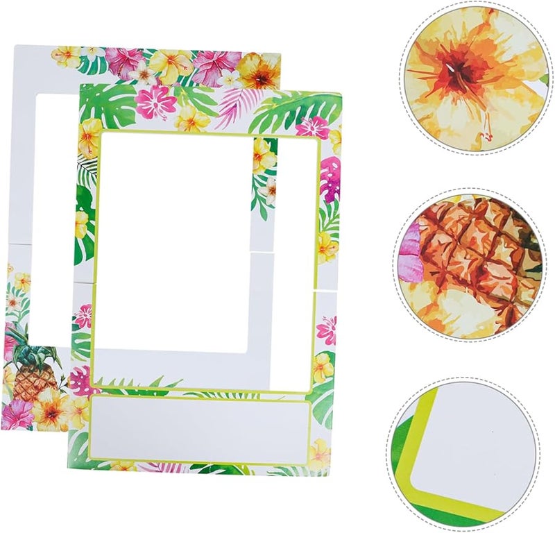 Hawaiian Party Photo Frame Prop For Luau Beach Pool Events Lightweight Photography Accessory - Image 4
